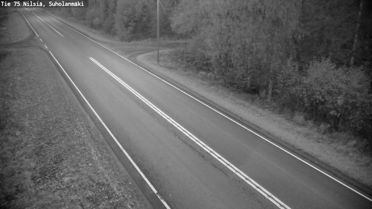 Weather Camera Image Road 75 Nilsiä, Suholanmäki, Kuopio, Pohjois-Savo