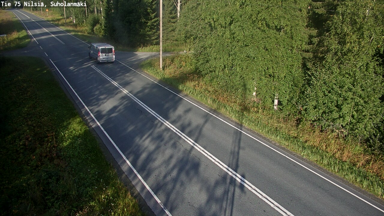 Weather Camera Image Väg 75 Nilsiä, Suholanmäki, Kuopio, Pohjois-Savo