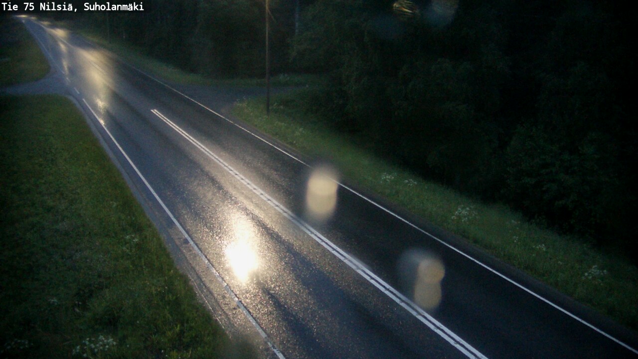Weather Camera Image Road 75 Nilsiä, Suholanmäki, Kuopio, Pohjois-Savo