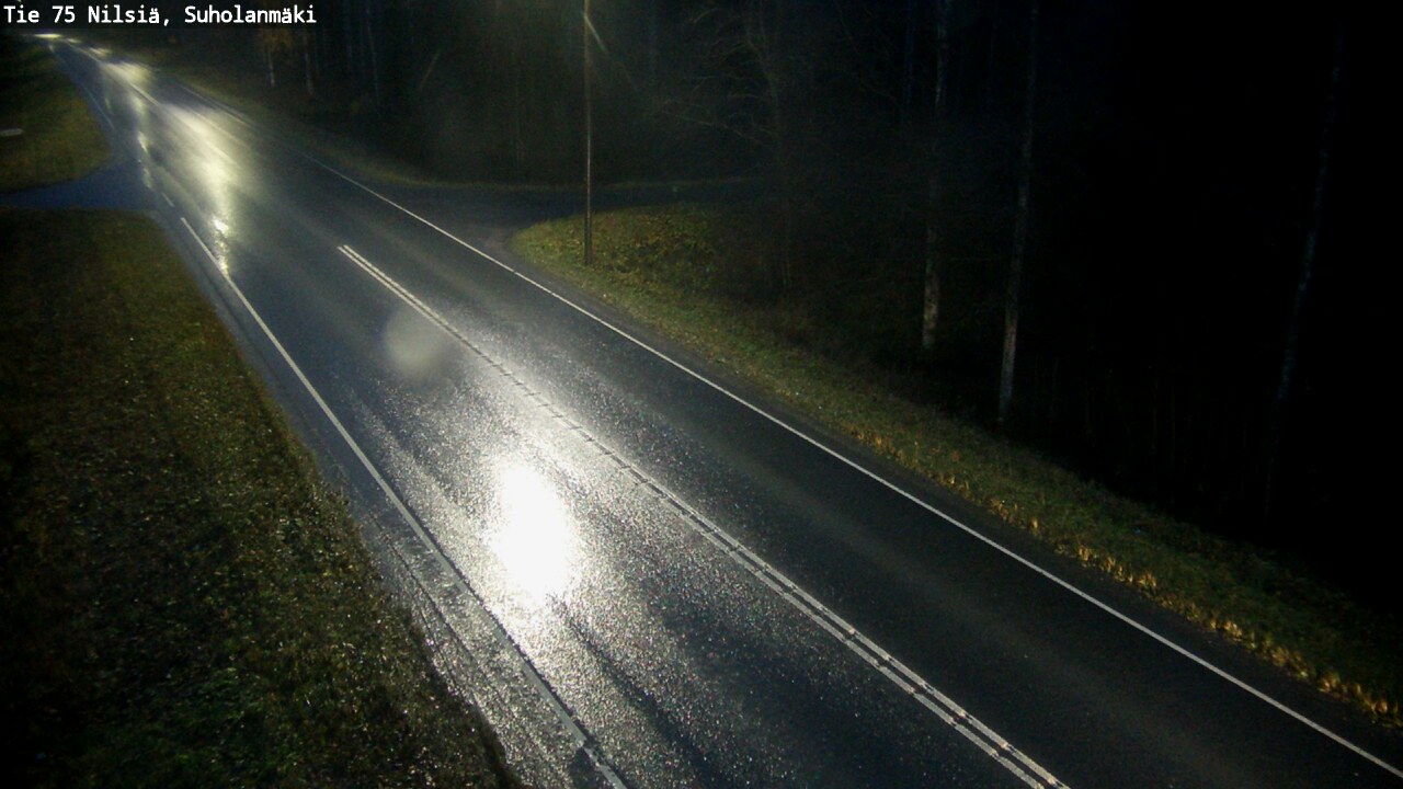 Weather Camera Image Väg 75 Nilsiä, Suholanmäki, Kuopio, Pohjois-Savo