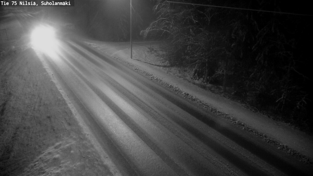 Weather Camera Image Road 75 Nilsiä, Suholanmäki, Kuopio, Pohjois-Savo
