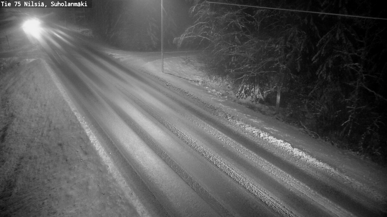 Weather Camera Image Road 75 Nilsiä, Suholanmäki, Kuopio, Pohjois-Savo