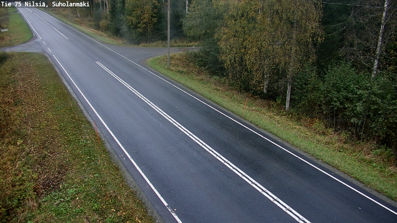 Weather Camera Image Road 75 Nilsiä, Suholanmäki, Kuopio, Pohjois-Savo