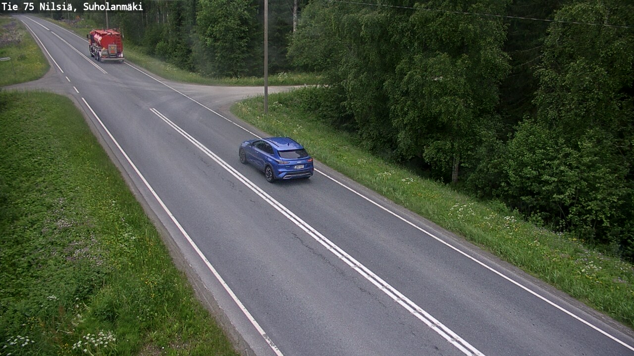 Weather Camera Image Road 75 Nilsiä, Suholanmäki, Kuopio, Pohjois-Savo
