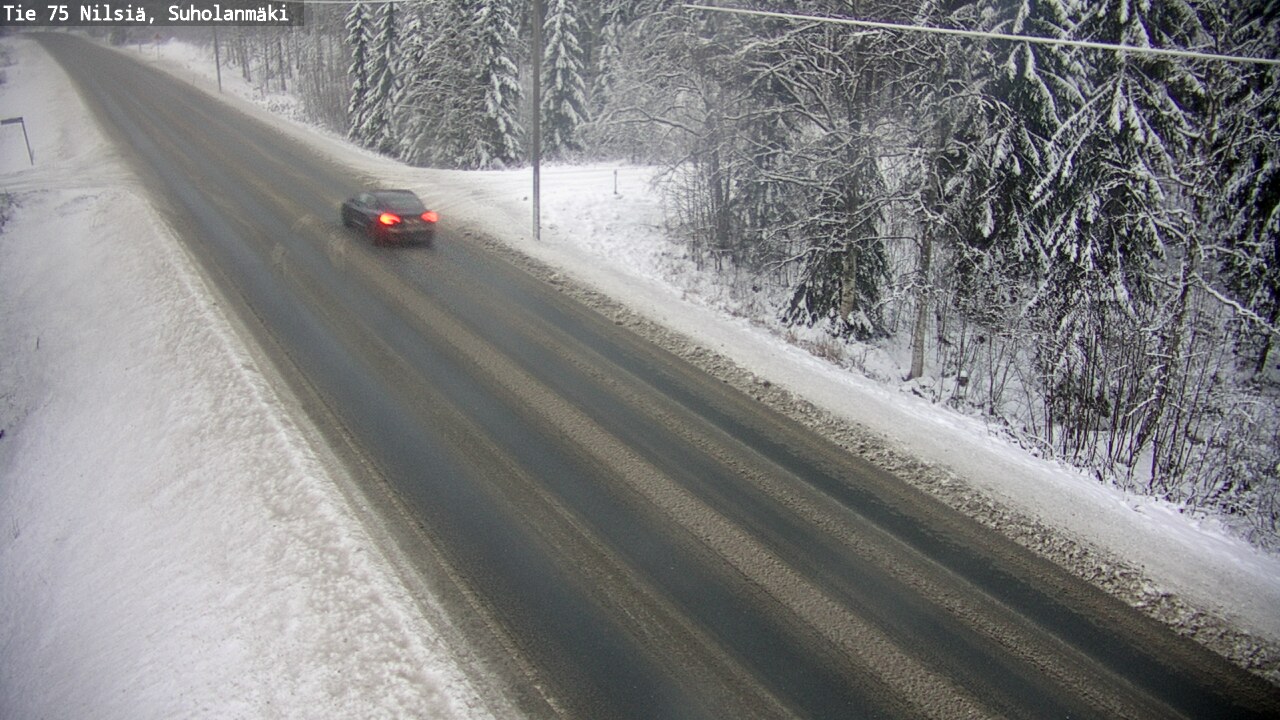 Weather Camera Image Road 75 Nilsiä, Suholanmäki, Kuopio, Pohjois-Savo