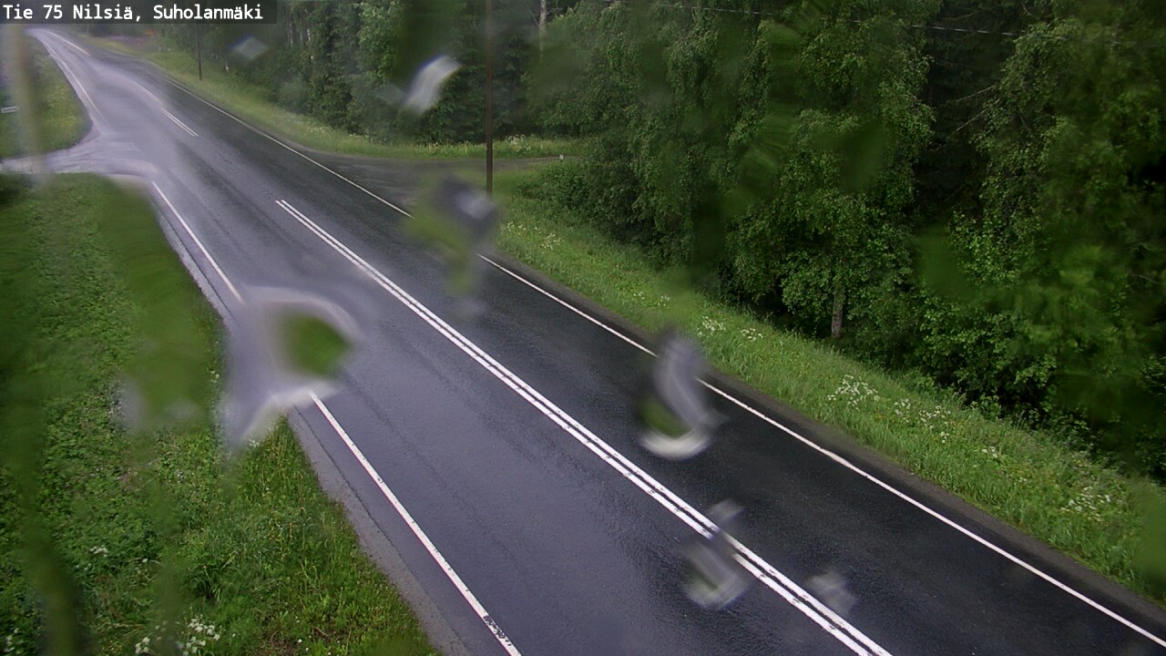 Weather Camera Image Road 75 Nilsiä, Suholanmäki, Kuopio, Pohjois-Savo