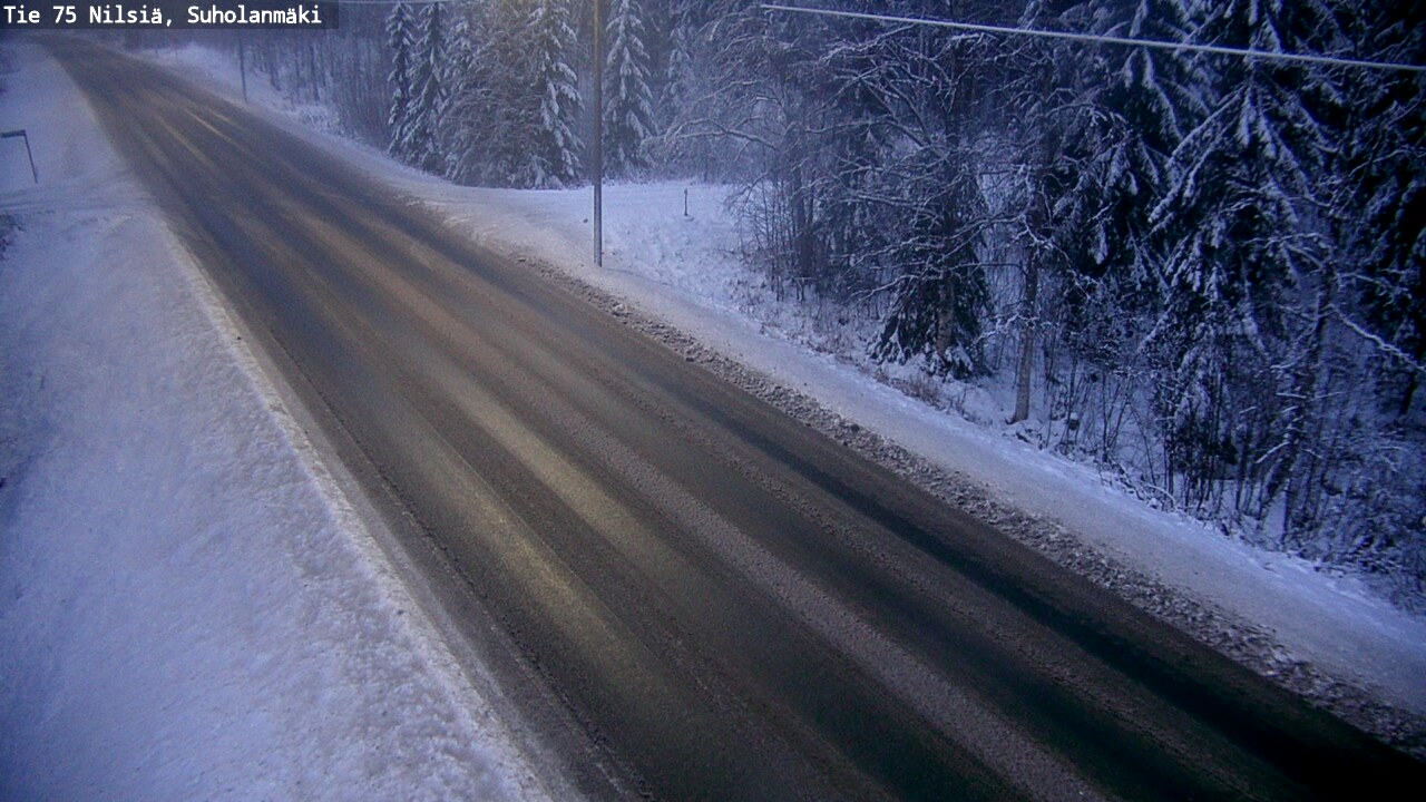 Weather Camera Image Road 75 Nilsiä, Suholanmäki, Kuopio, Pohjois-Savo