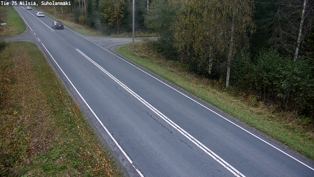 Weather Camera Image Road 75 Nilsiä, Suholanmäki, Kuopio, Pohjois-Savo