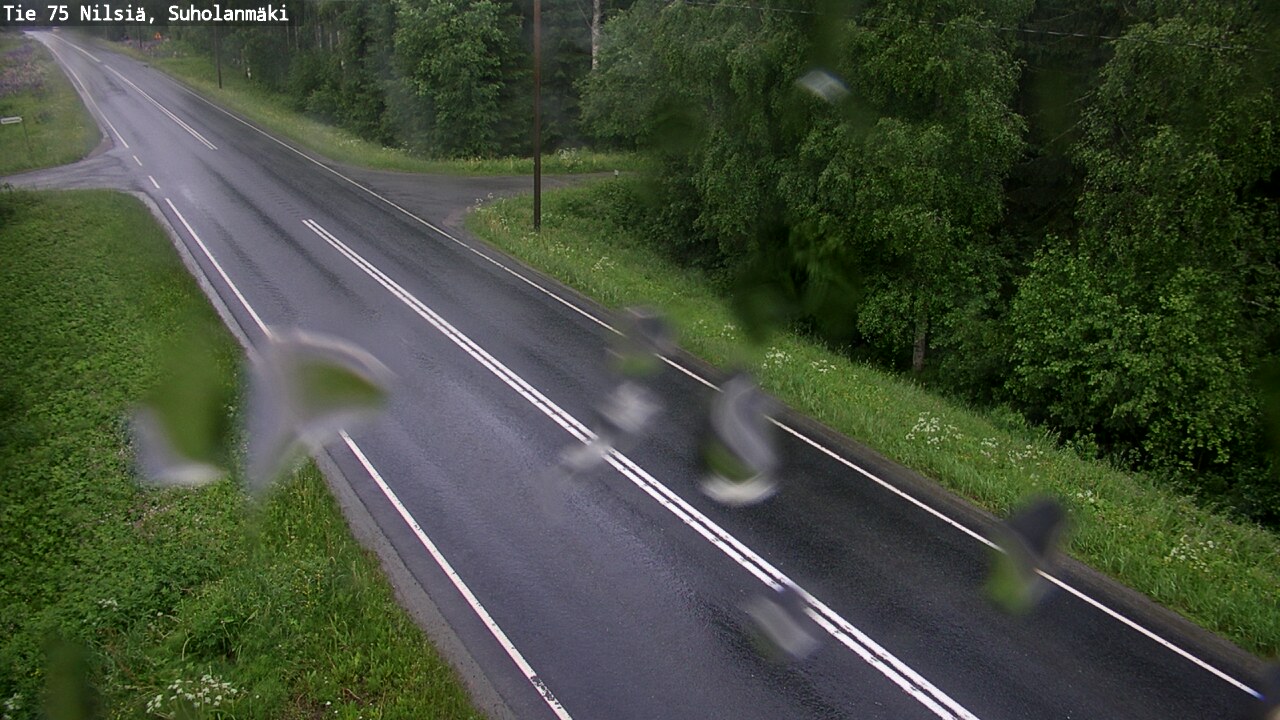 Weather Camera Image Road 75 Nilsiä, Suholanmäki, Kuopio, Pohjois-Savo