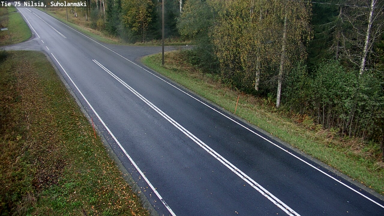 Weather Camera Image Road 75 Nilsiä, Suholanmäki, Kuopio, Pohjois-Savo