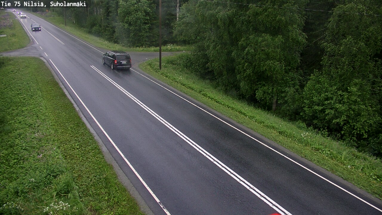 Weather Camera Image Väg 75 Nilsiä, Suholanmäki, Kuopio, Pohjois-Savo