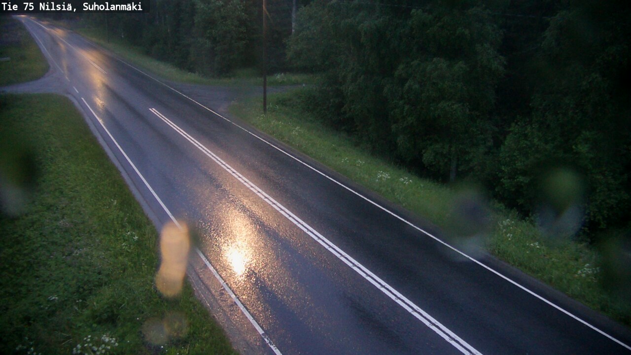 Weather Camera Image Road 75 Nilsiä, Suholanmäki, Kuopio, Pohjois-Savo