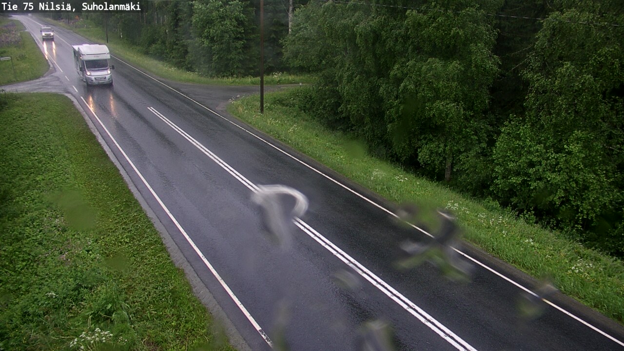 Weather Camera Image Väg 75 Nilsiä, Suholanmäki, Kuopio, Pohjois-Savo
