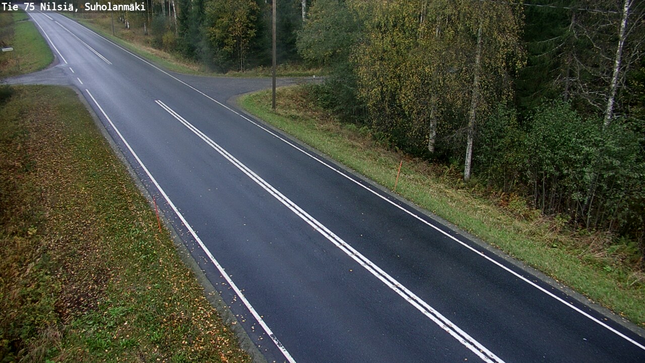 Weather Camera Image Road 75 Nilsiä, Suholanmäki, Kuopio, Pohjois-Savo