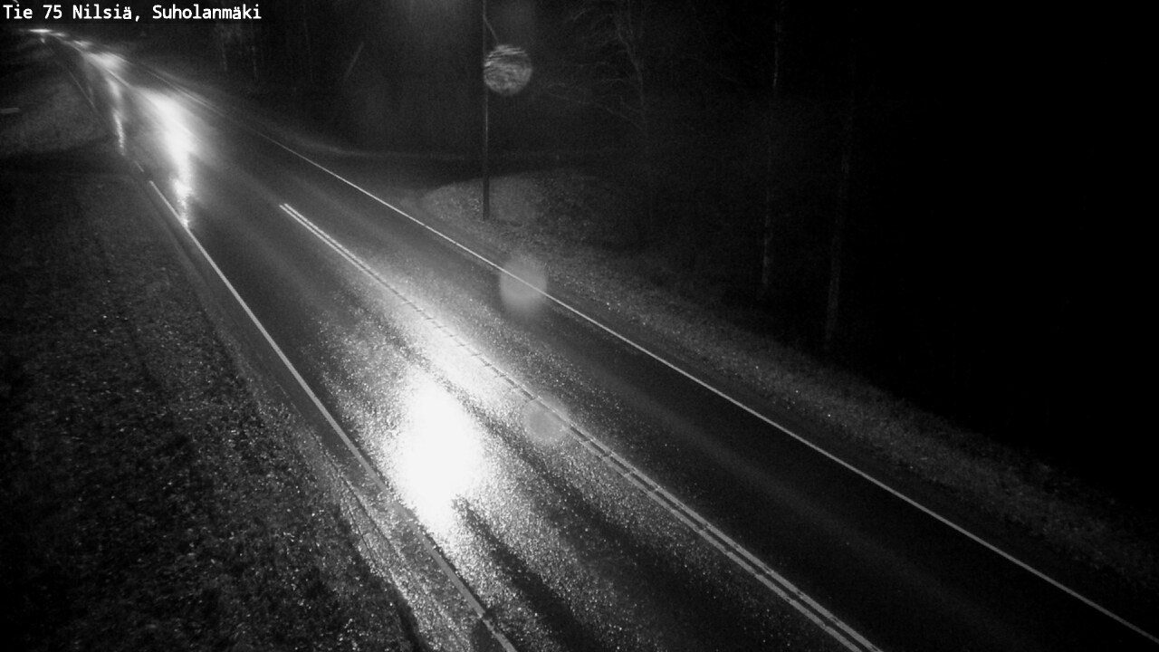 Weather Camera Image Väg 75 Nilsiä, Suholanmäki, Kuopio, Pohjois-Savo
