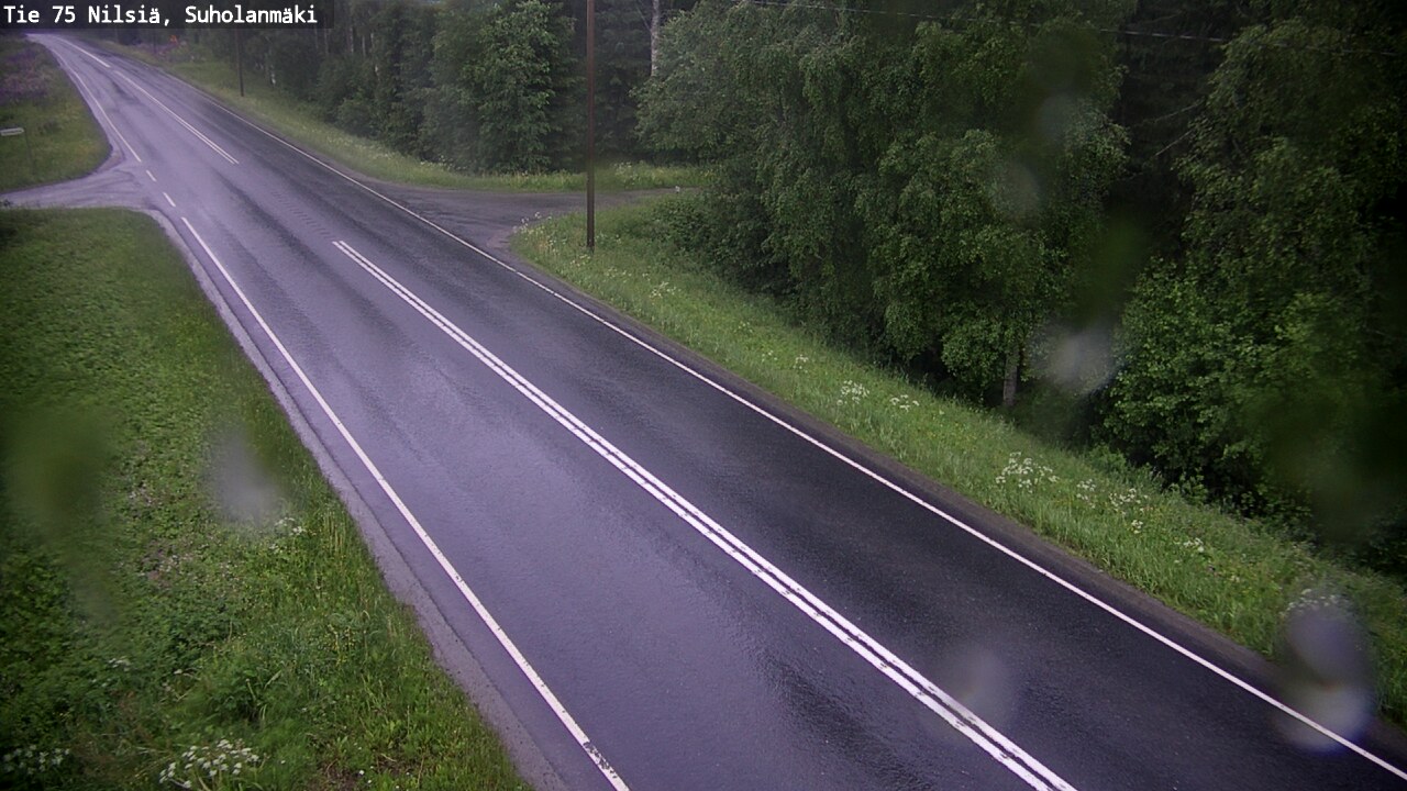 Weather Camera Image Road 75 Nilsiä, Suholanmäki, Kuopio, Pohjois-Savo