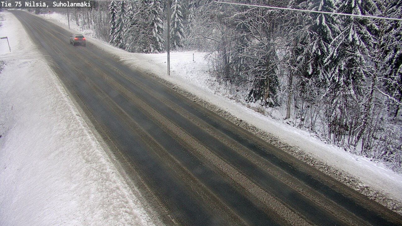 Weather Camera Image Road 75 Nilsiä, Suholanmäki, Kuopio, Pohjois-Savo