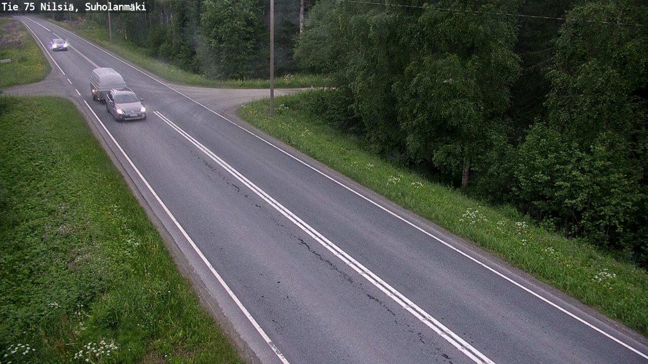 Weather Camera Image Road 75 Nilsiä, Suholanmäki, Kuopio, Pohjois-Savo