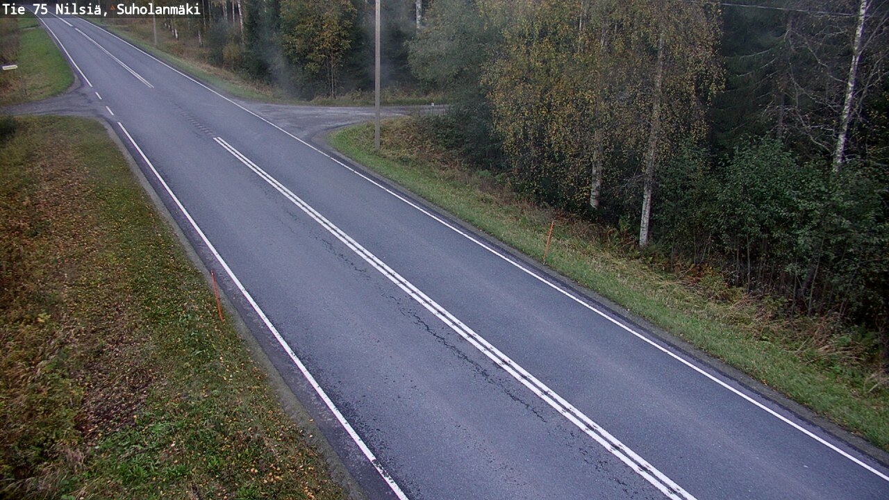 Weather Camera Image Road 75 Nilsiä, Suholanmäki, Kuopio, Pohjois-Savo