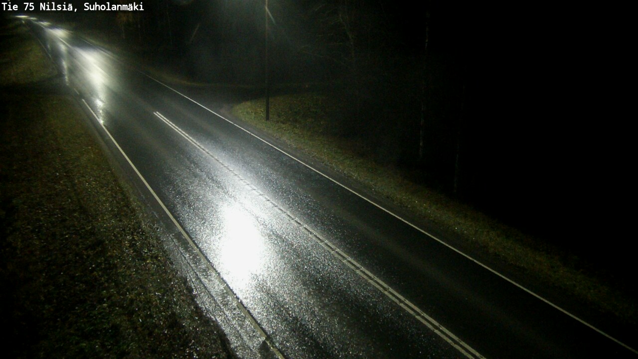 Weather Camera Image Väg 75 Nilsiä, Suholanmäki, Kuopio, Pohjois-Savo