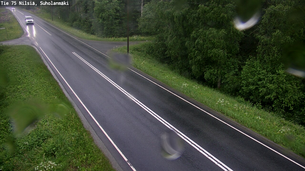 Weather Camera Image Väg 75 Nilsiä, Suholanmäki, Kuopio, Pohjois-Savo
