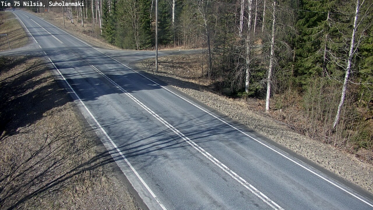 Kelikamerat Kuva Tie 75 Nilsiä, Suholanmäki, Kuopio, Pohjois-Savo
