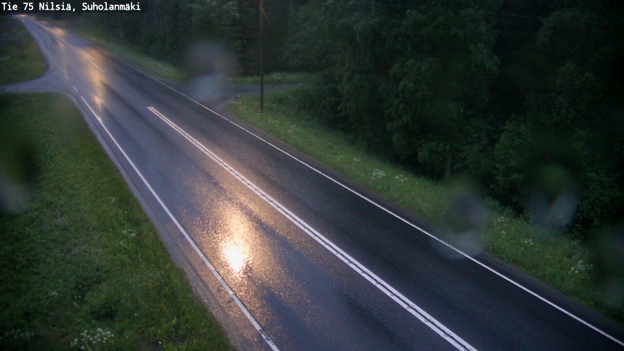 Weather Camera Image Road 75 Nilsiä, Suholanmäki, Kuopio, Pohjois-Savo
