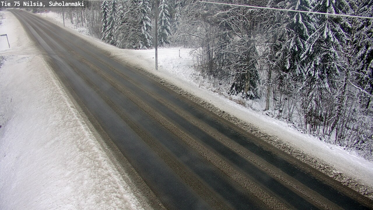 Weather Camera Image Road 75 Nilsiä, Suholanmäki, Kuopio, Pohjois-Savo