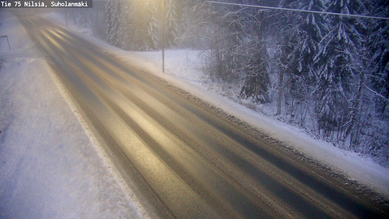 Weather Camera Image Road 75 Nilsiä, Suholanmäki, Kuopio, Pohjois-Savo