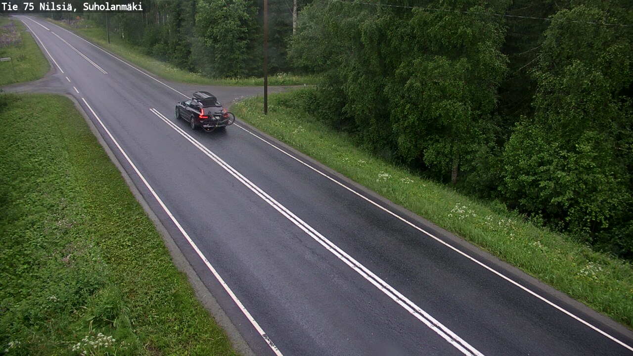 Weather Camera Image Väg 75 Nilsiä, Suholanmäki, Kuopio, Pohjois-Savo