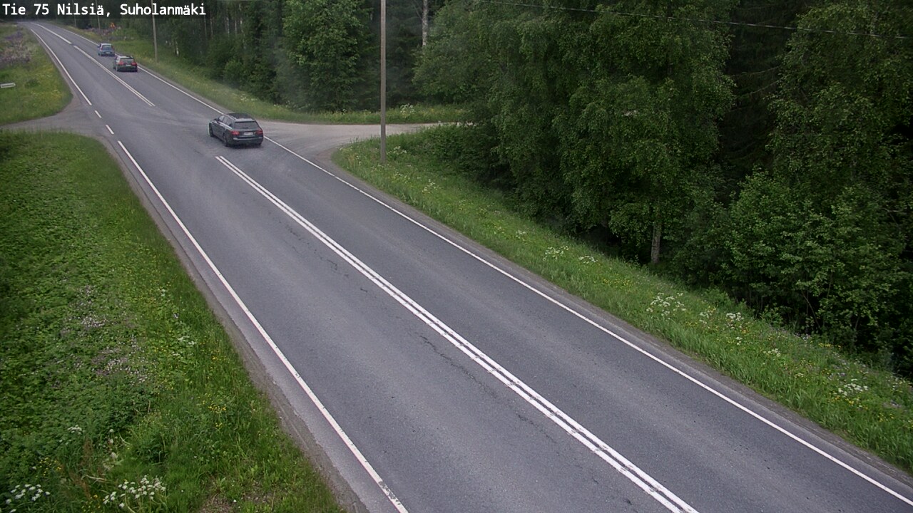 Weather Camera Image Road 75 Nilsiä, Suholanmäki, Kuopio, Pohjois-Savo