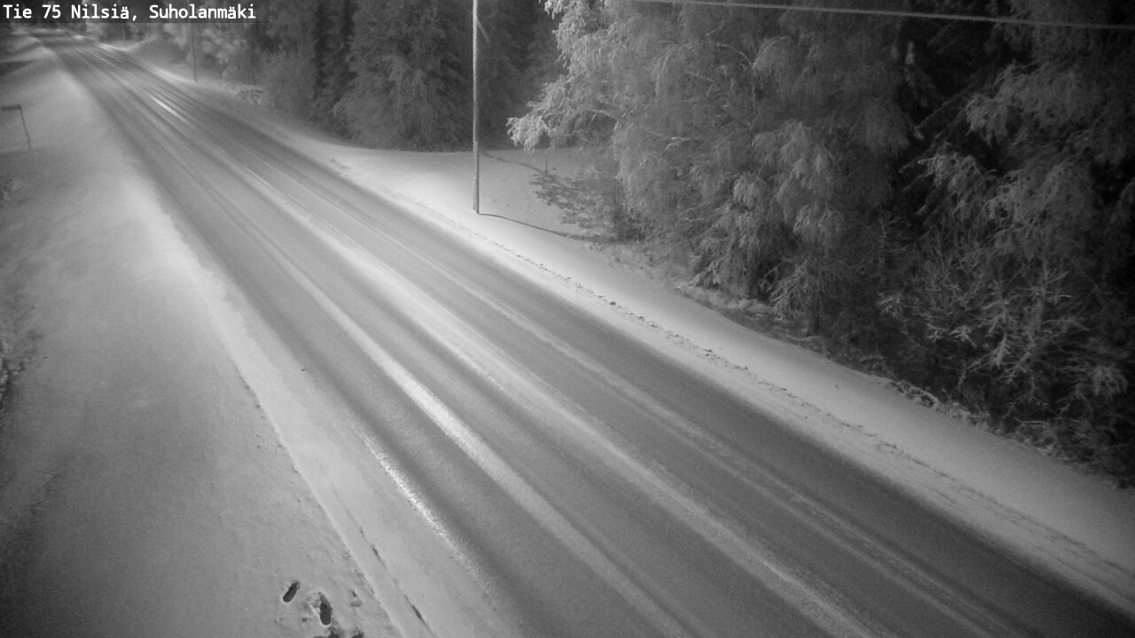 Weather Camera Image Väg 75 Nilsiä, Suholanmäki, Kuopio, Pohjois-Savo