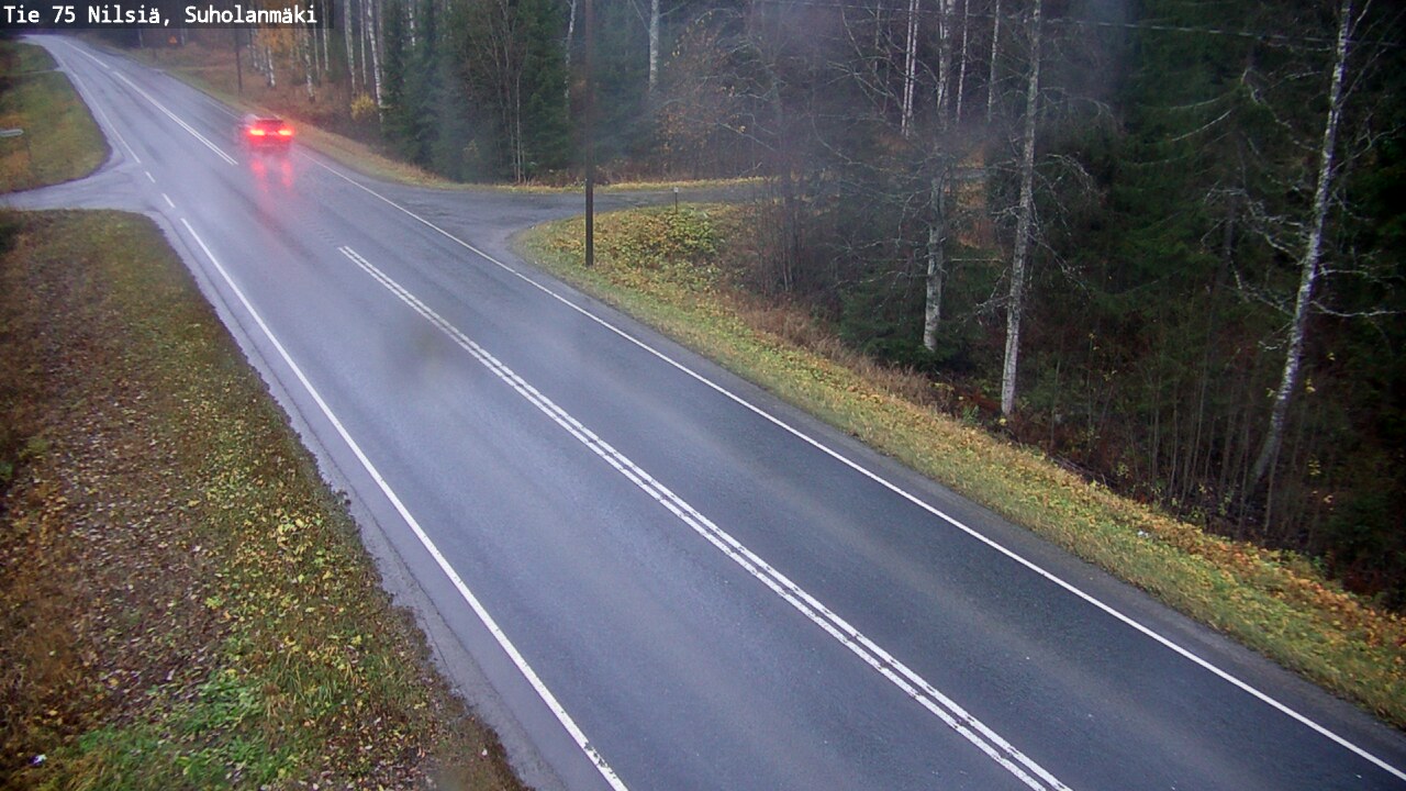 Weather Camera Image Väg 75 Nilsiä, Suholanmäki, Kuopio, Pohjois-Savo