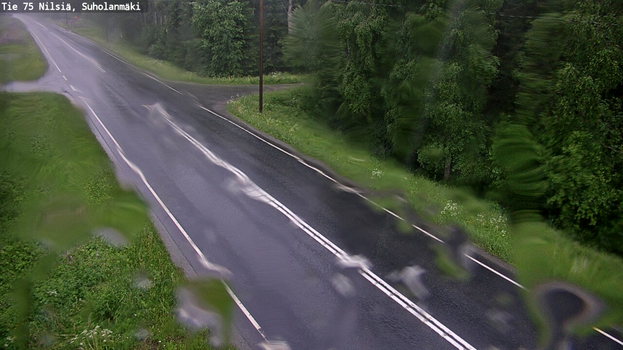 Weather Camera Image Väg 75 Nilsiä, Suholanmäki, Kuopio, Pohjois-Savo