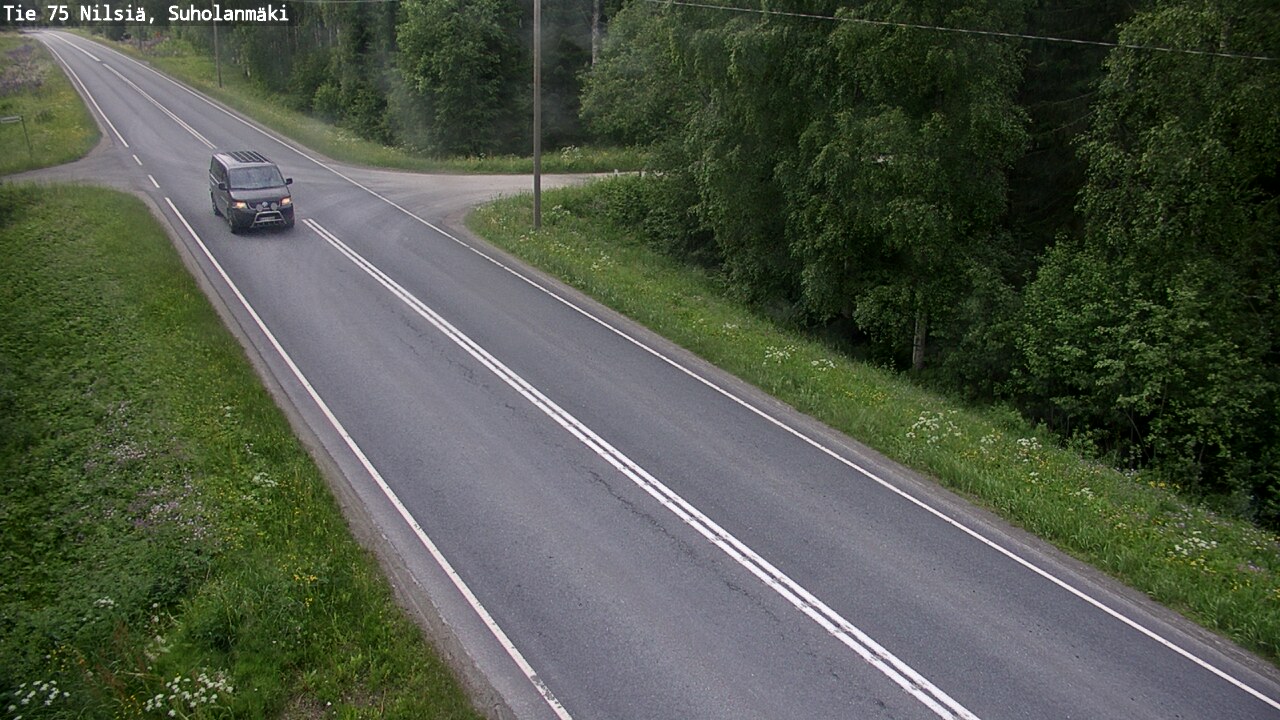Weather Camera Image Road 75 Nilsiä, Suholanmäki, Kuopio, Pohjois-Savo
