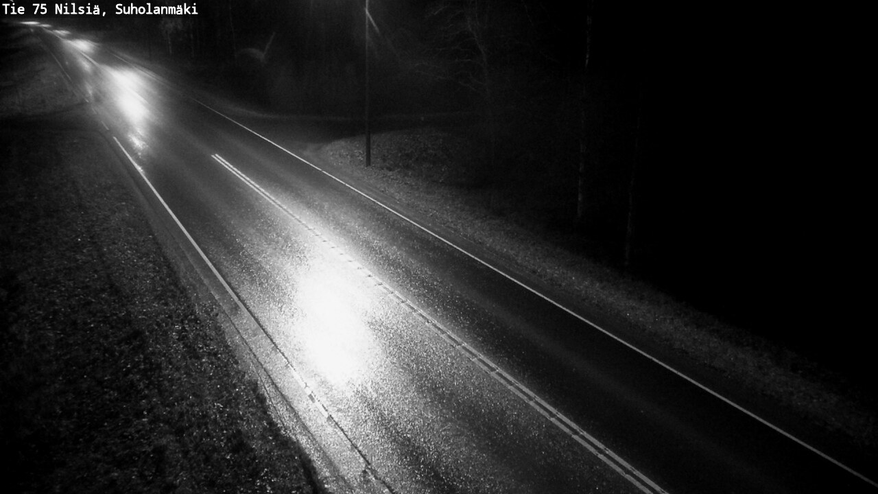 Weather Camera Image Väg 75 Nilsiä, Suholanmäki, Kuopio, Pohjois-Savo