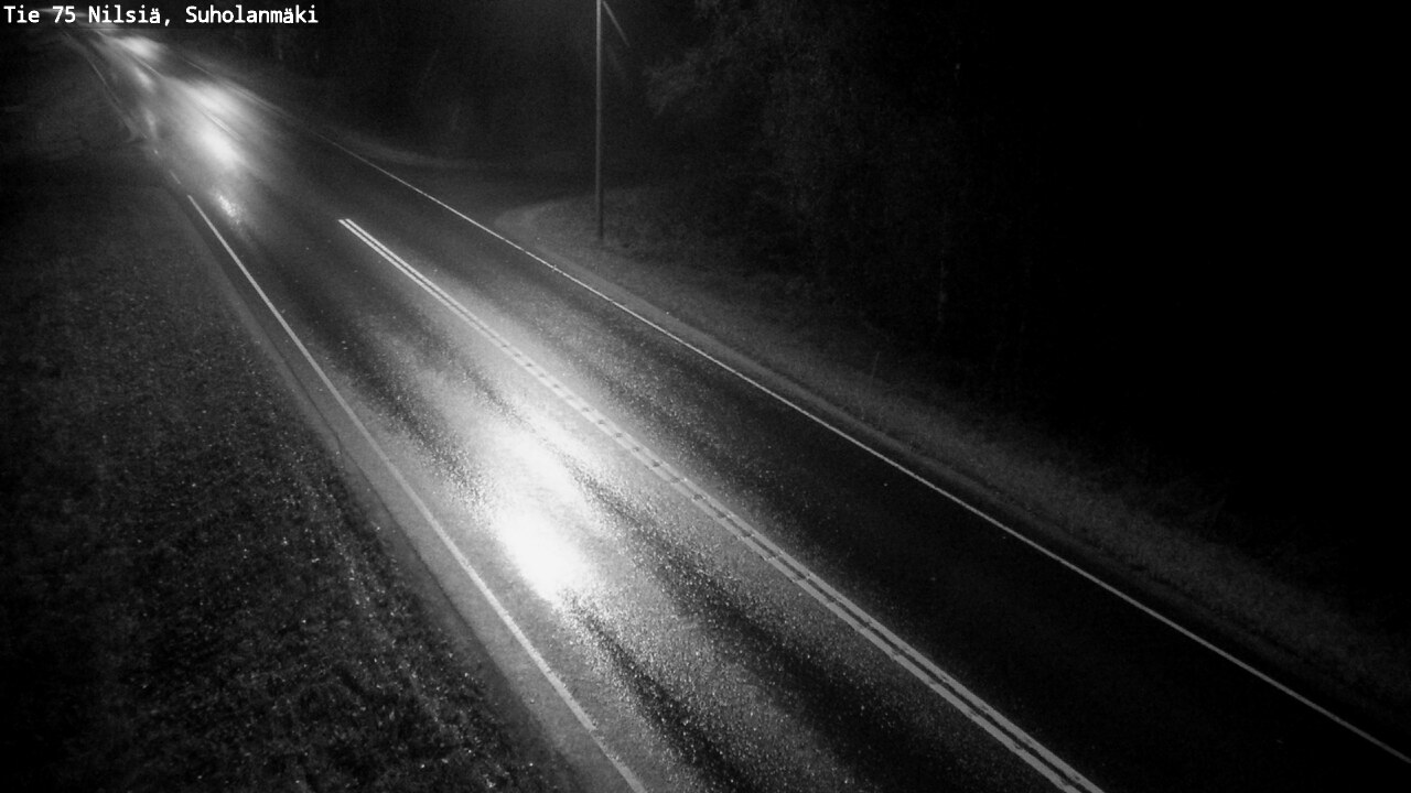 Weather Camera Image Road 75 Nilsiä, Suholanmäki, Kuopio, Pohjois-Savo