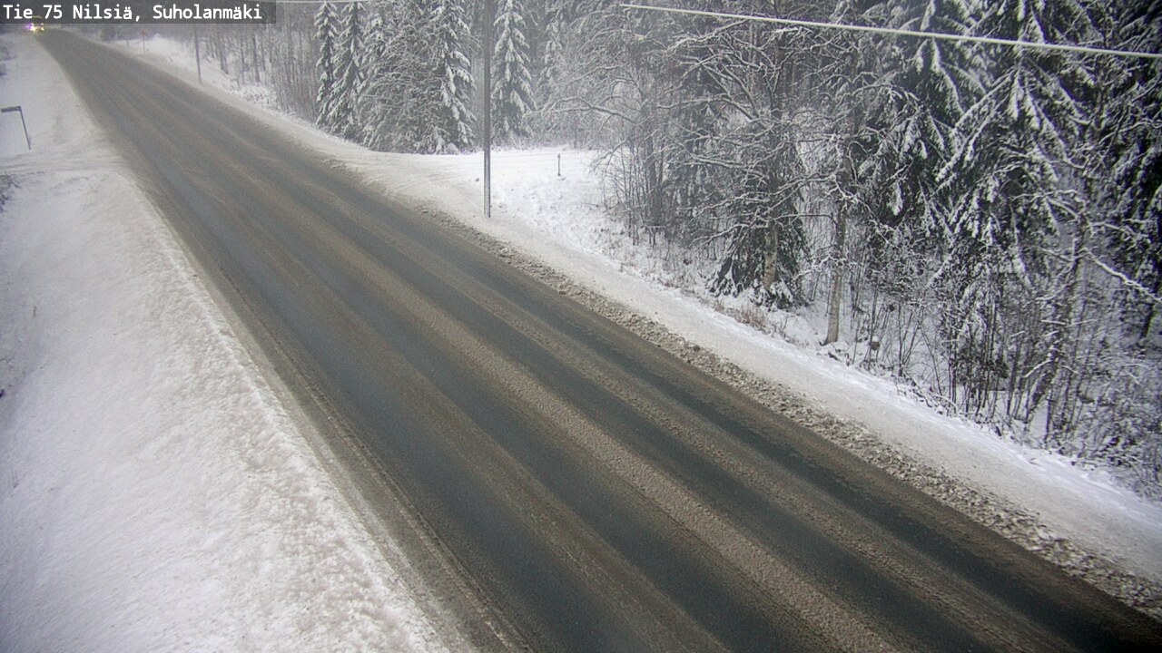 Weather Camera Image Road 75 Nilsiä, Suholanmäki, Kuopio, Pohjois-Savo