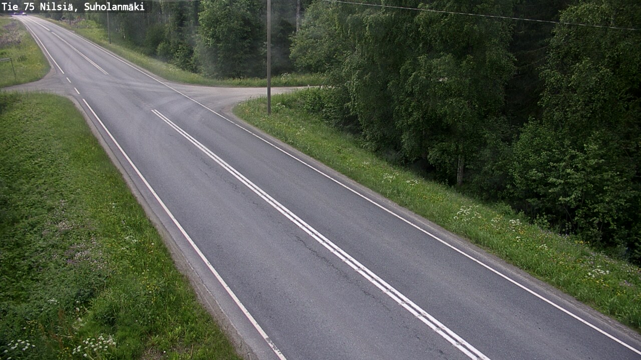 Weather Camera Image Road 75 Nilsiä, Suholanmäki, Kuopio, Pohjois-Savo