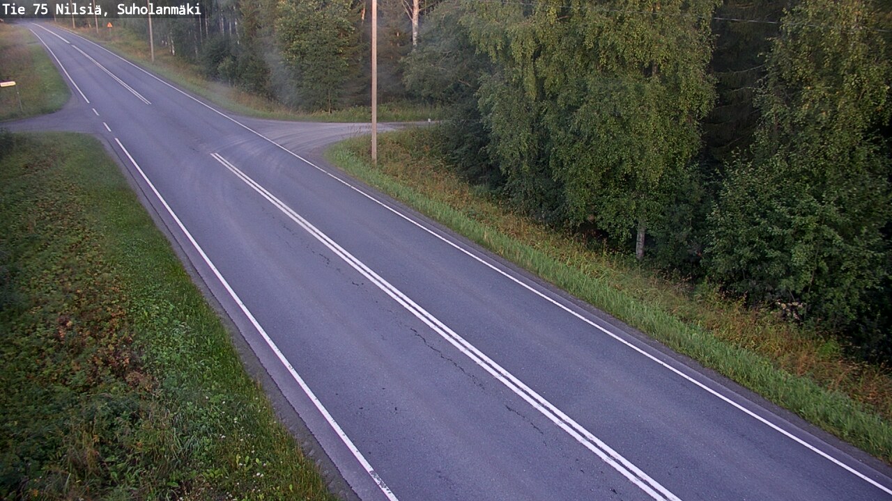 Weather Camera Image Road 75 Nilsiä, Suholanmäki, Kuopio, Pohjois-Savo