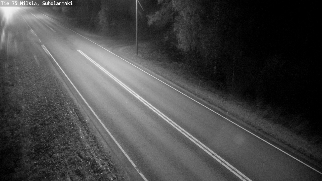 Weather Camera Image Road 75 Nilsiä, Suholanmäki, Kuopio, Pohjois-Savo
