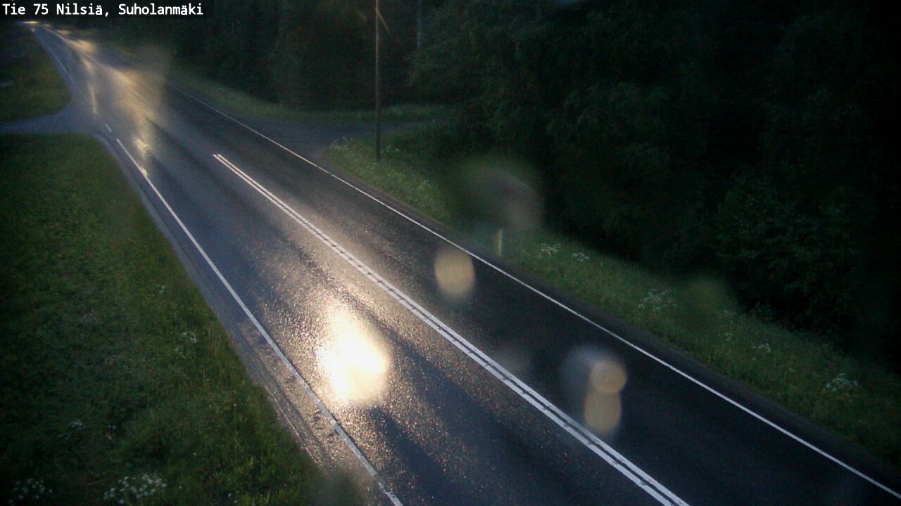 Weather Camera Image Road 75 Nilsiä, Suholanmäki, Kuopio, Pohjois-Savo