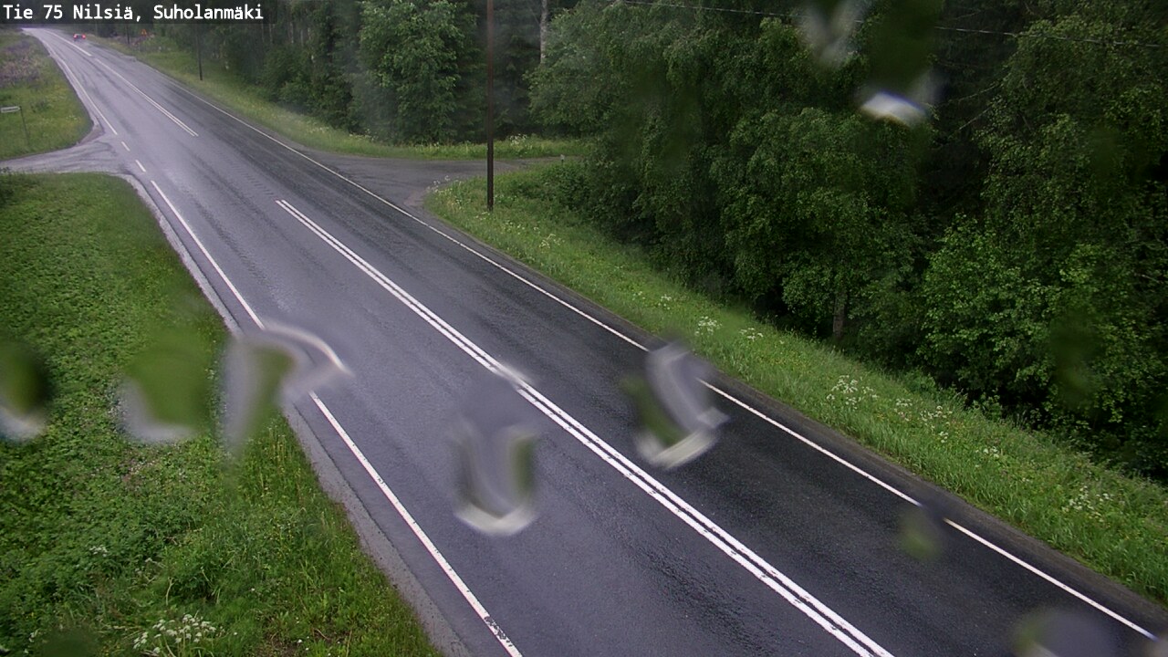 Weather Camera Image Road 75 Nilsiä, Suholanmäki, Kuopio, Pohjois-Savo
