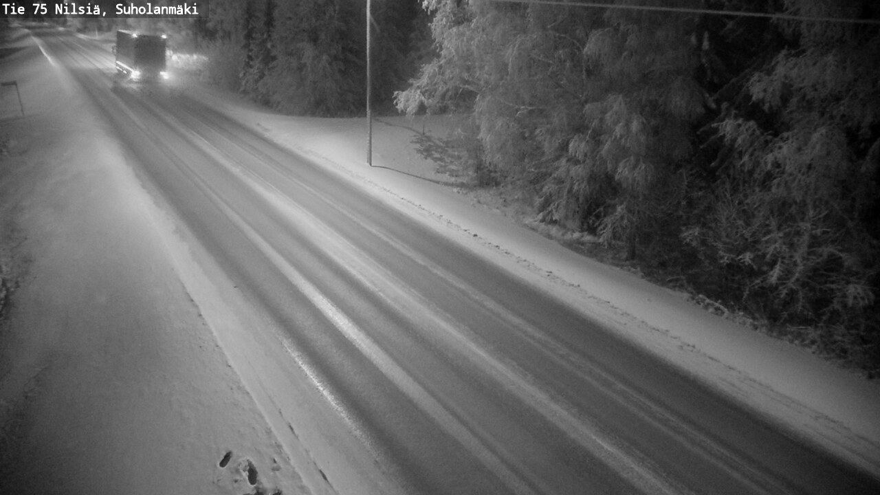 Weather Camera Image Väg 75 Nilsiä, Suholanmäki, Kuopio, Pohjois-Savo
