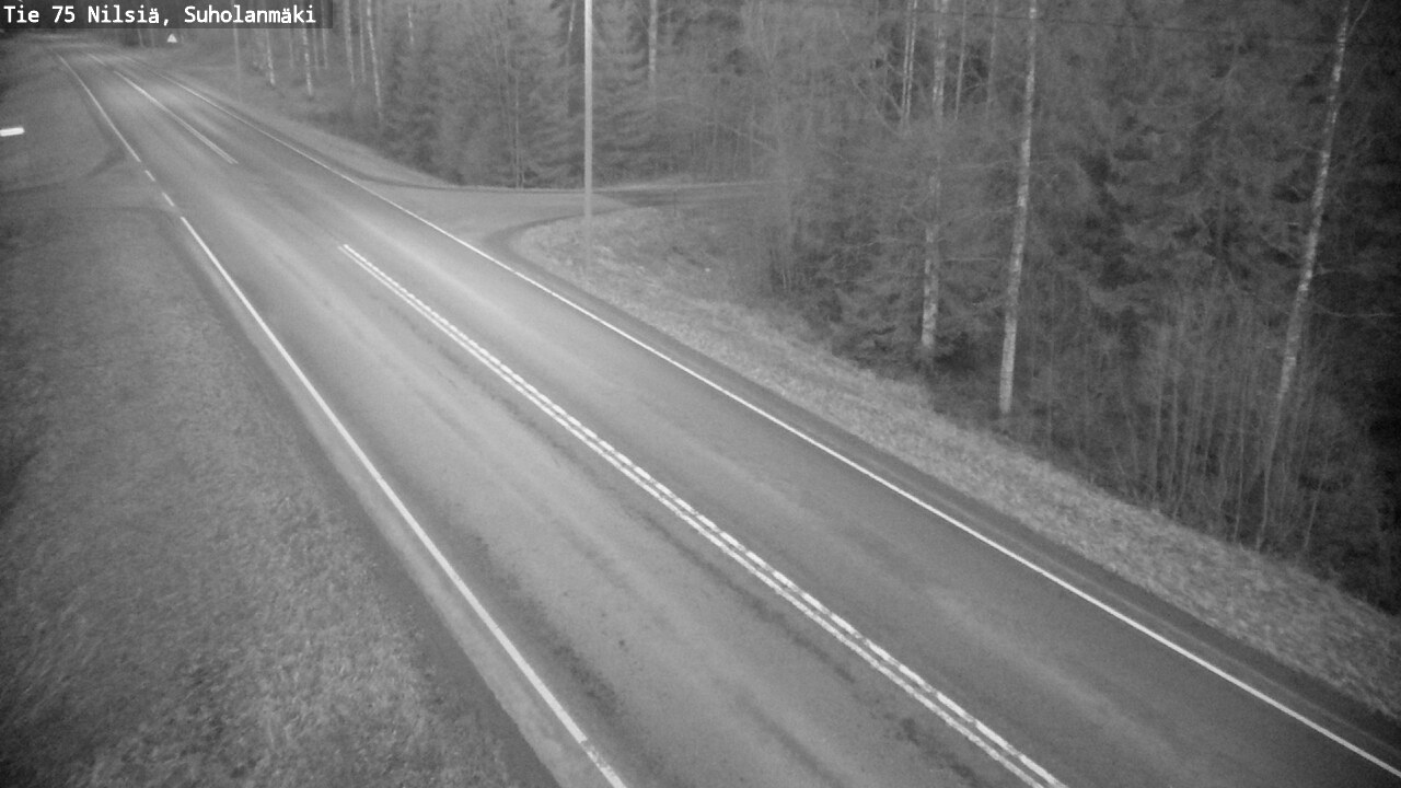 Weather Camera Image Road 75 Nilsiä, Suholanmäki, Kuopio, Pohjois-Savo