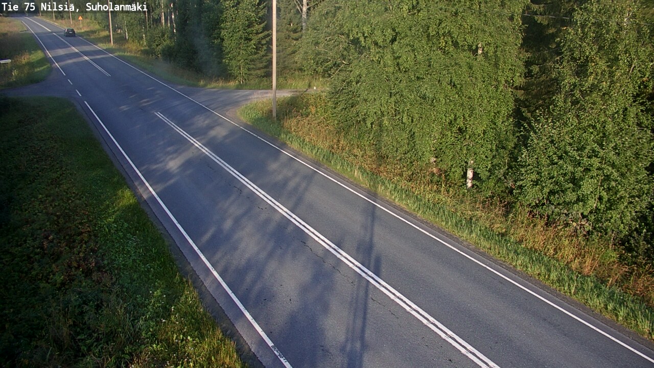 Weather Camera Image Väg 75 Nilsiä, Suholanmäki, Kuopio, Pohjois-Savo