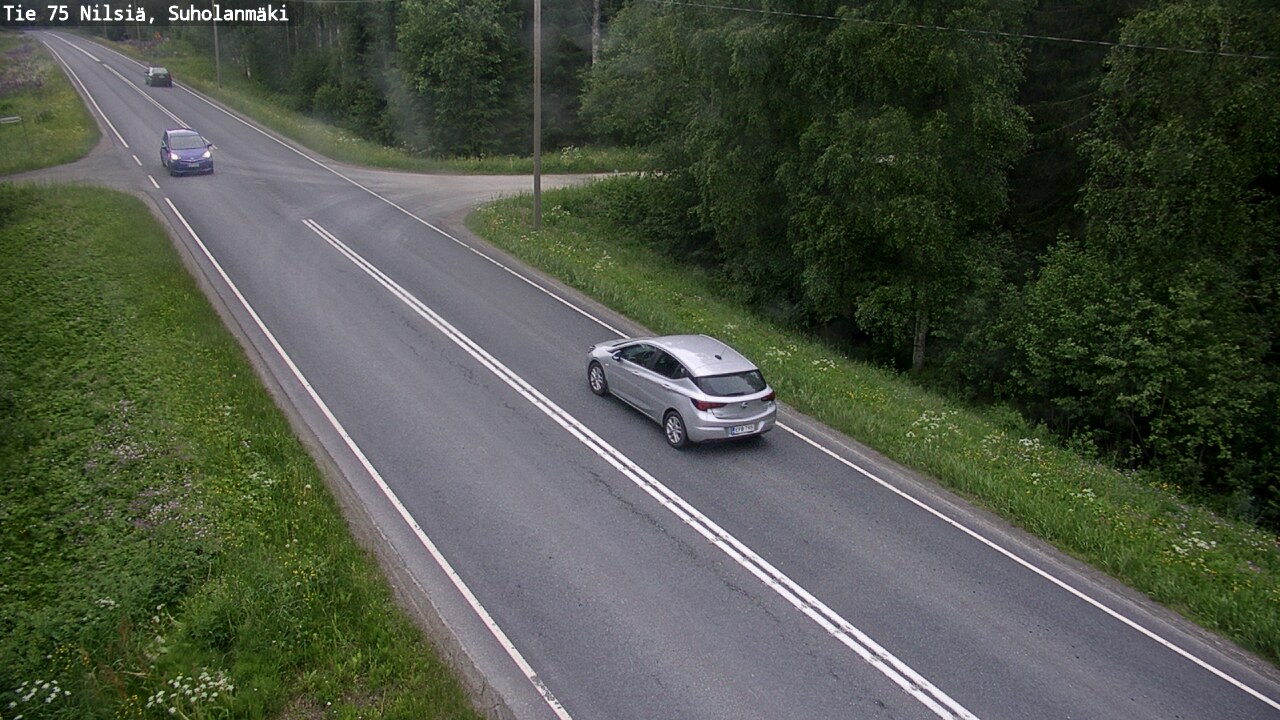 Weather Camera Image Road 75 Nilsiä, Suholanmäki, Kuopio, Pohjois-Savo