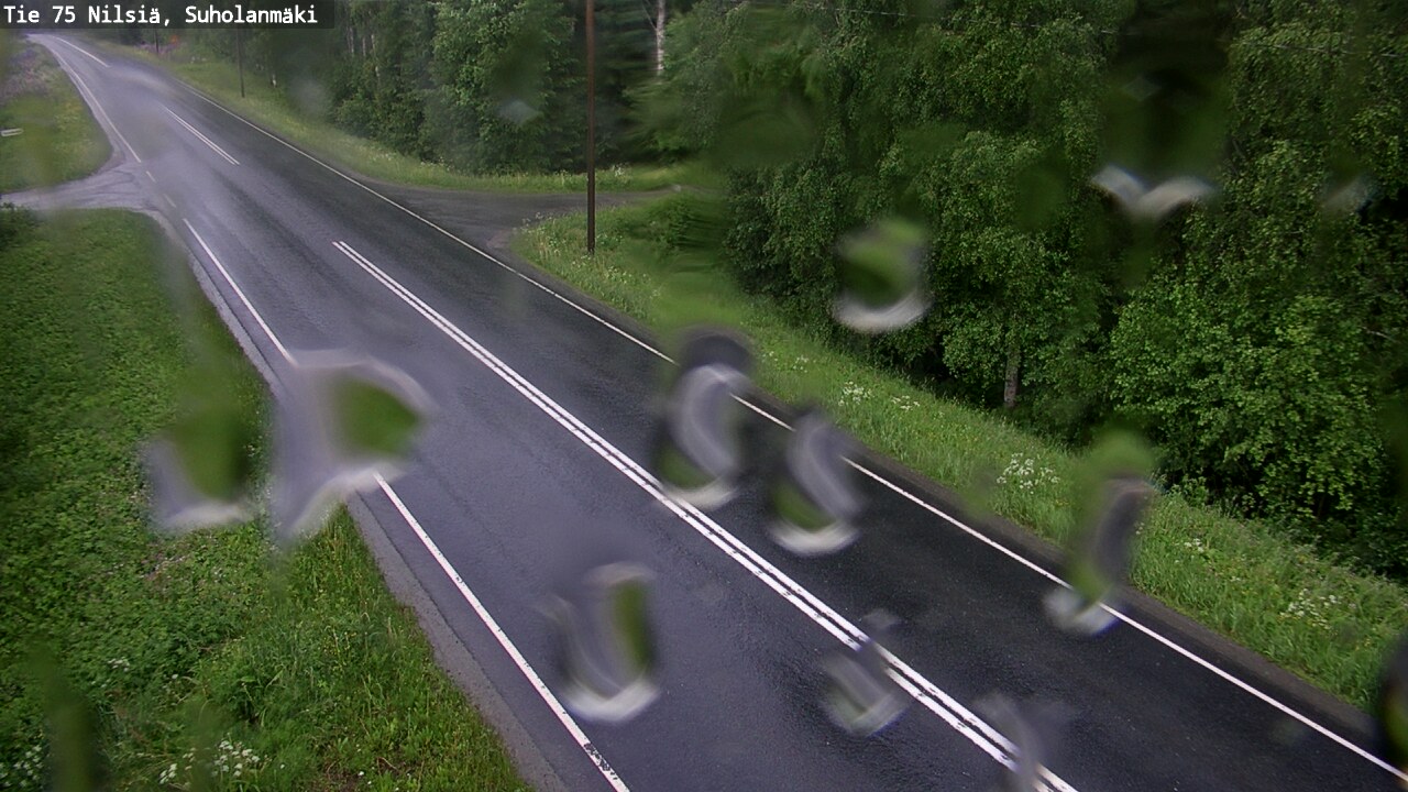 Weather Camera Image Road 75 Nilsiä, Suholanmäki, Kuopio, Pohjois-Savo