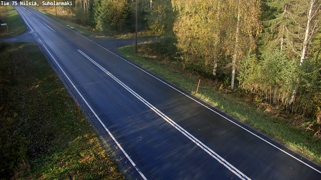 Weather Camera Image Road 75 Nilsiä, Suholanmäki, Kuopio, Pohjois-Savo