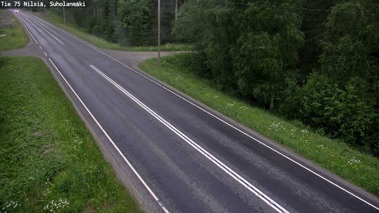 Weather Camera Image Road 75 Nilsiä, Suholanmäki, Kuopio, Pohjois-Savo